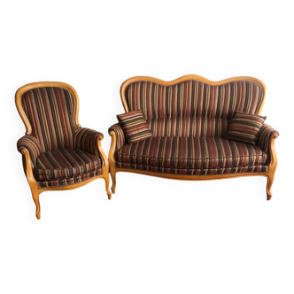 Sofa and armchair