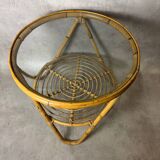 Rattan Coffee Table from the 60s