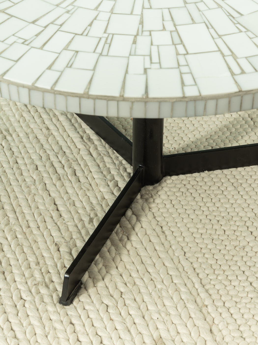 1950s mosaic coffee table