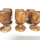 Set de coquetiers en bois, 1970