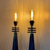 Pair of marble lamps 1980.