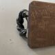 Vintage wooden and ceramic tray