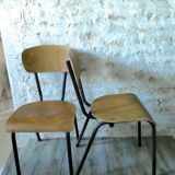 Pair of chairs 60s Ecolauto