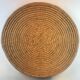 large old woven basket, rush or wicker type - Diameter 55 cm
