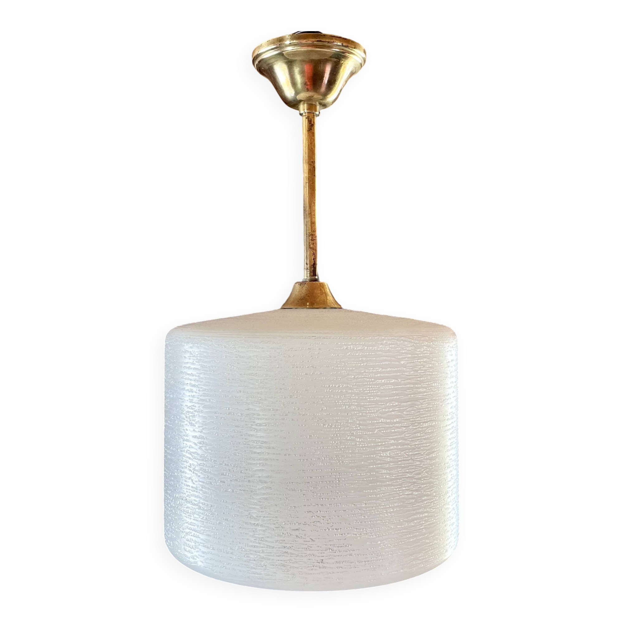 Lustre, suspension, plafonnier vintage, design "Maison Lunel", année 60