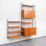 Wall shelf, teak, 60s, two boxes