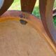 Pair of baumann bistro chairs, dark oak color