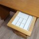 Vintage light wood desk – 1960s/70s – mid-century modern style