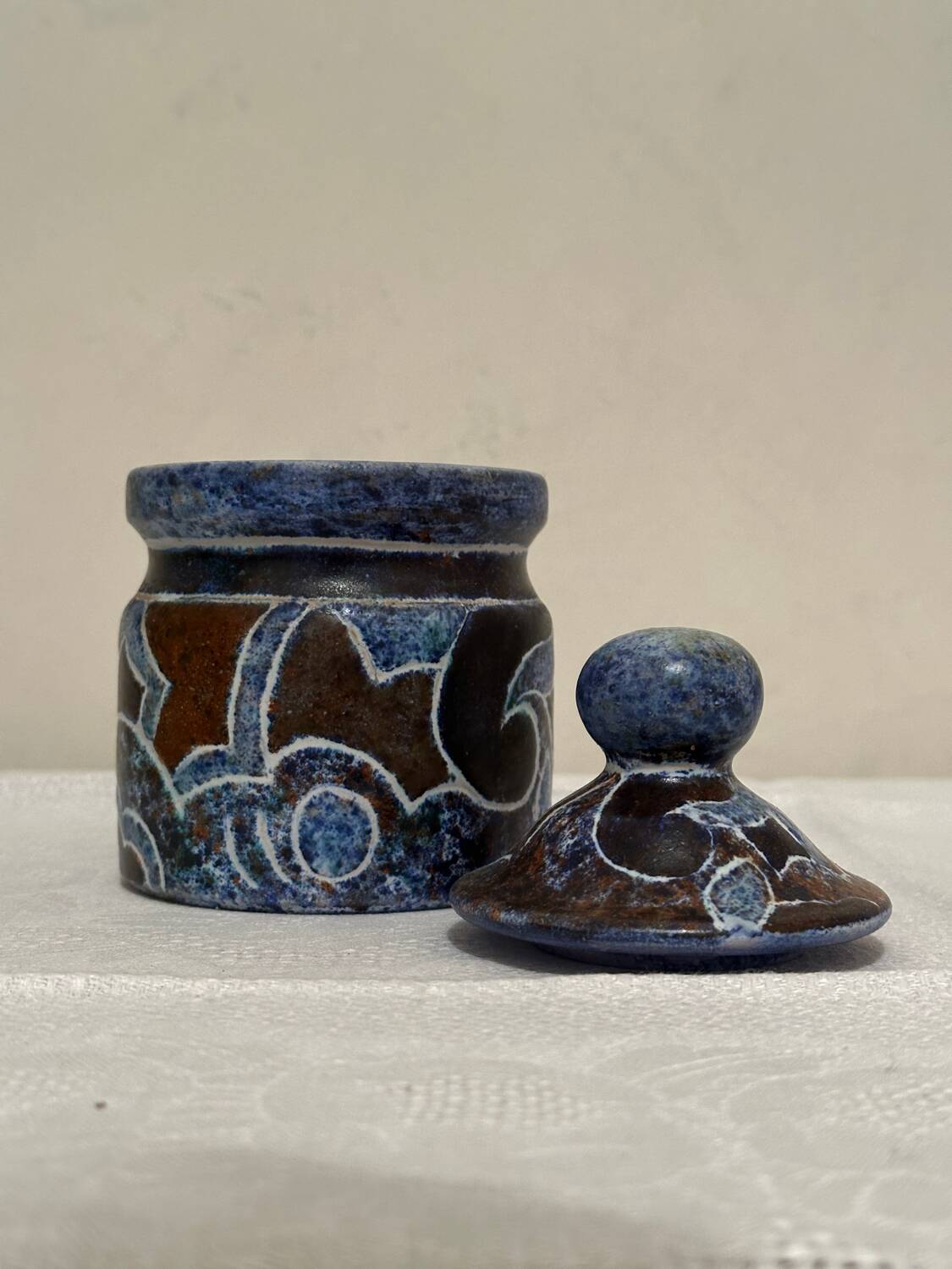 Ceramic pot by Bernard Buffat