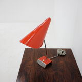 Mid-Century Red Table Lamp, Josef Hurka, 1950s
