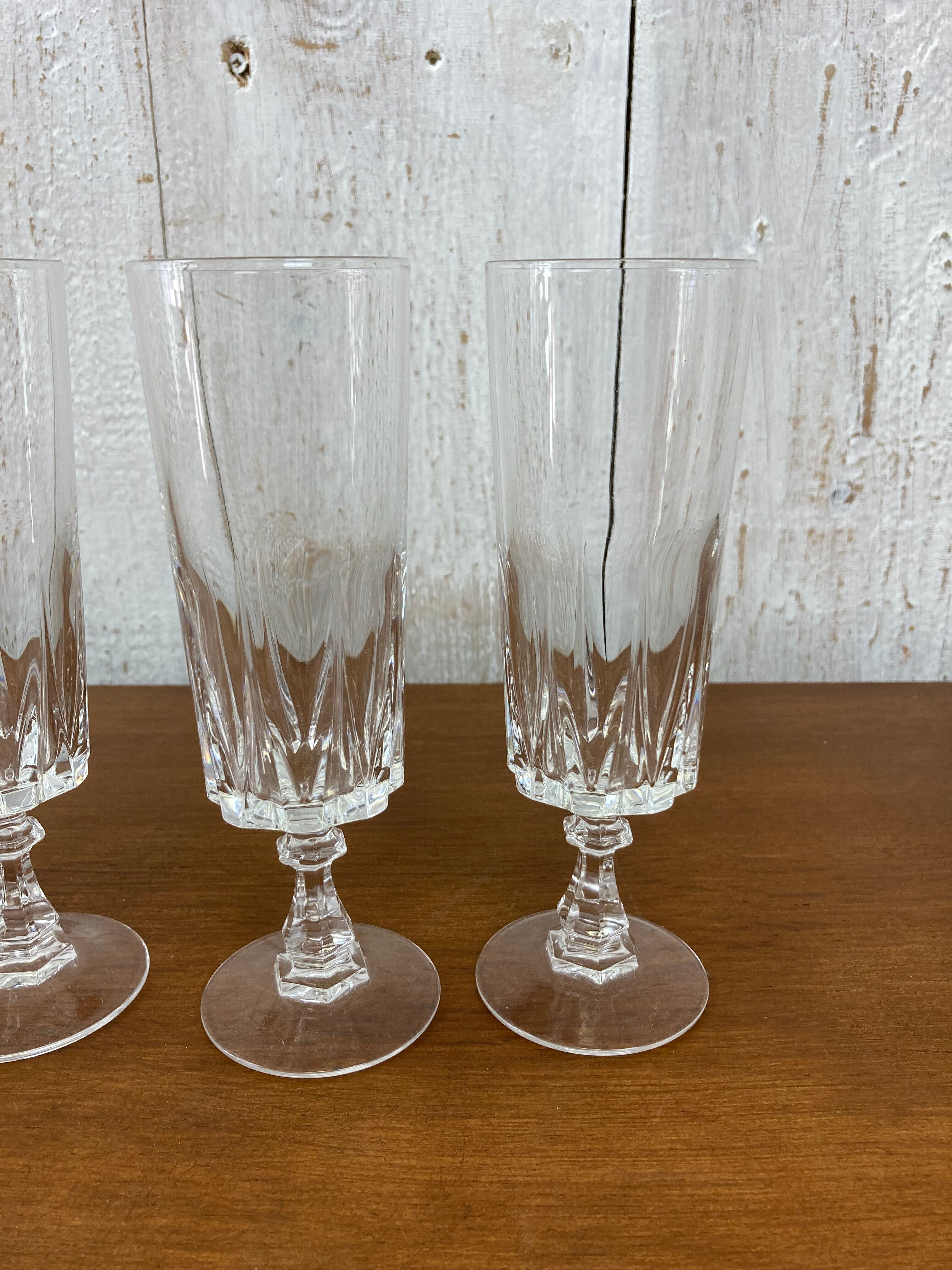 Crystal flutes of Arques