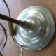 Reglable brass table lamp