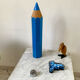 Stone pencil lamp Sala for Vilac Vintage minimalist 80s
