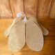 Suspension fleur rotin vintage