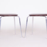 Pair of 1960s Bauhaus stools - Central European