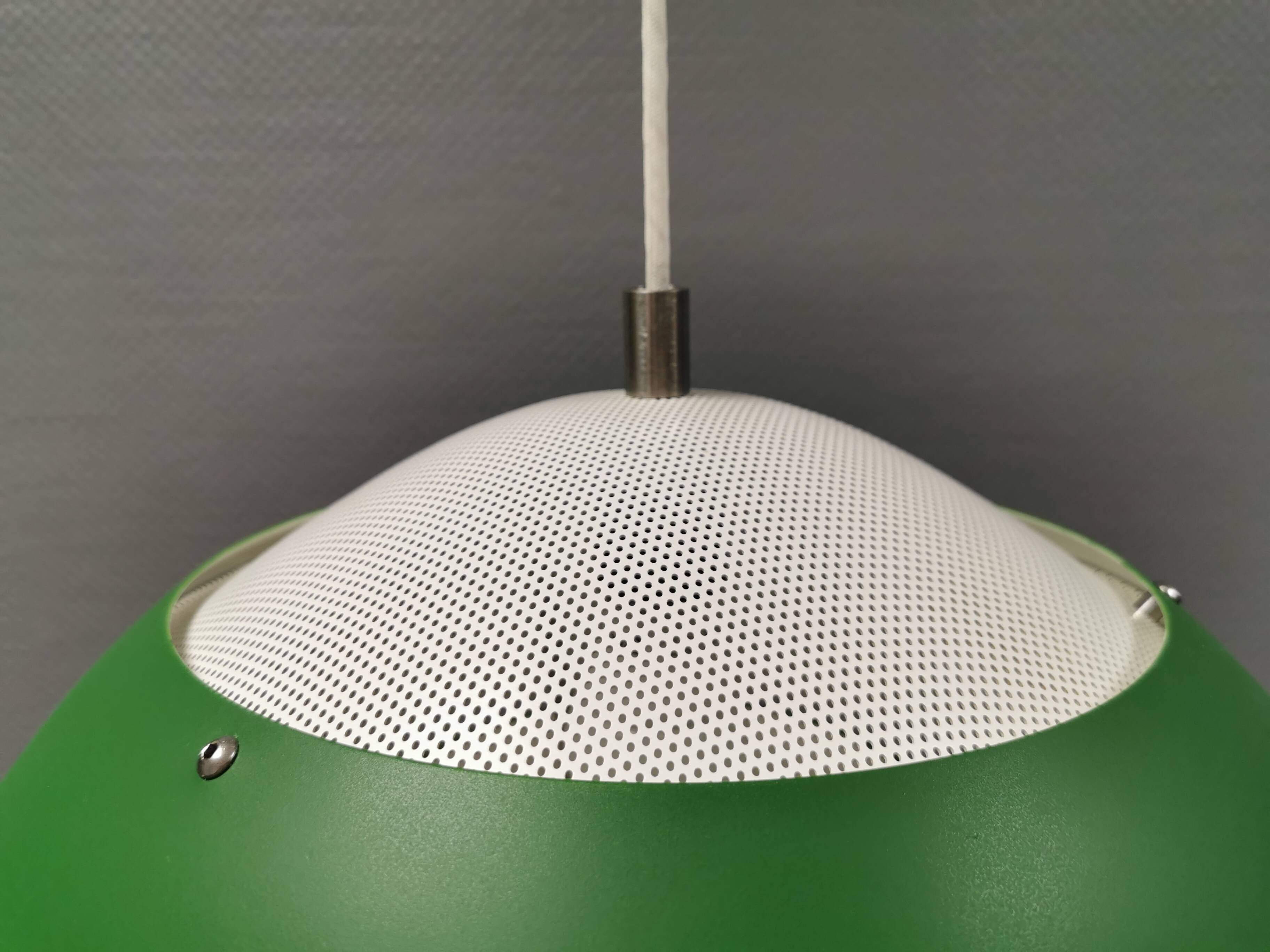Nice refurbished design Safari hanging lamp 1980s Denmark