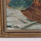 Original Swedish Oil on Canvas “Vegetable Basket” – G Wald Vintage
