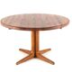 Table à manger extensible ronde 'Arden' 2x - teck - style mid-century moderne