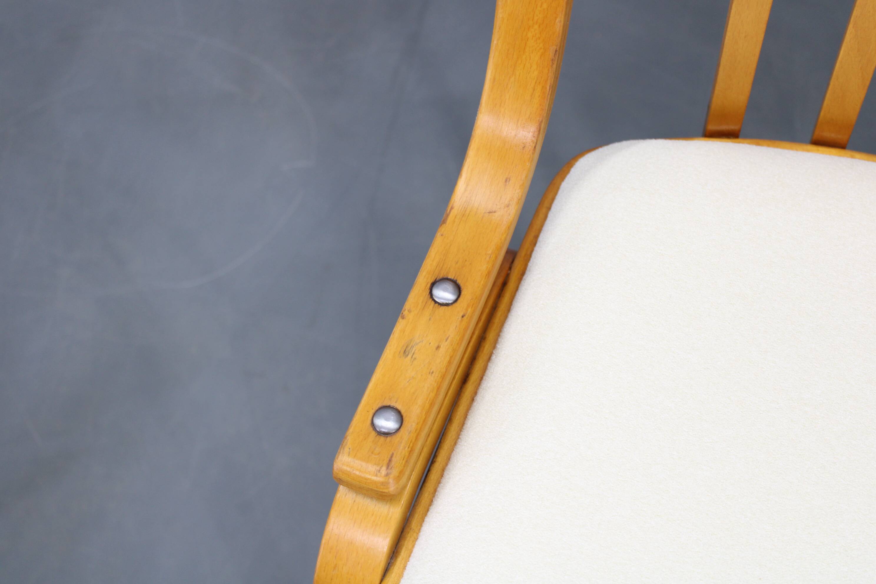 Set of four restored mid-century dining chairs by Jitona