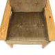 Scandinavian armchair in pine and velvet, Sweden, 1970