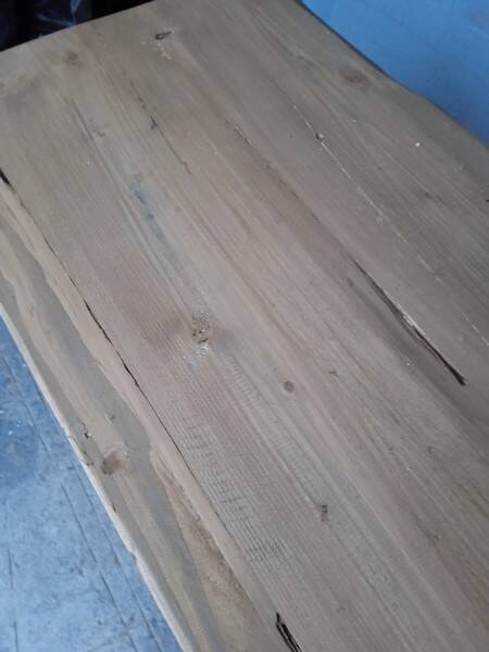 Workbench 120cm old solid wood