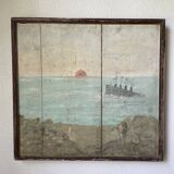 Painting on wood 1900