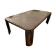 Table basse industrielle rivetée