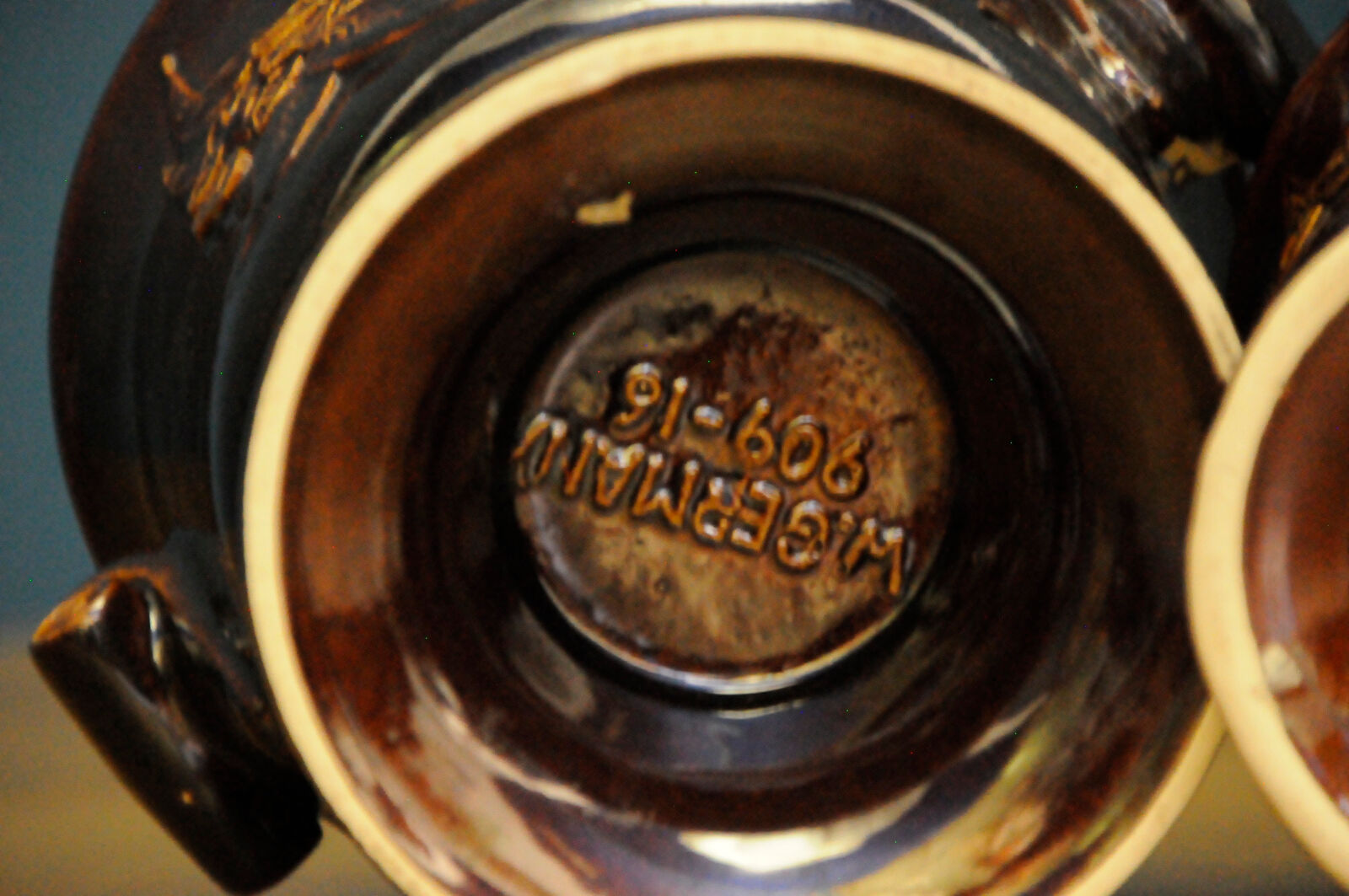 West Germany Cup Set Pottery Art from the 1960s