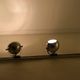 Lamp - floor lamp chandelier Rampe eye ball vintage 70s design