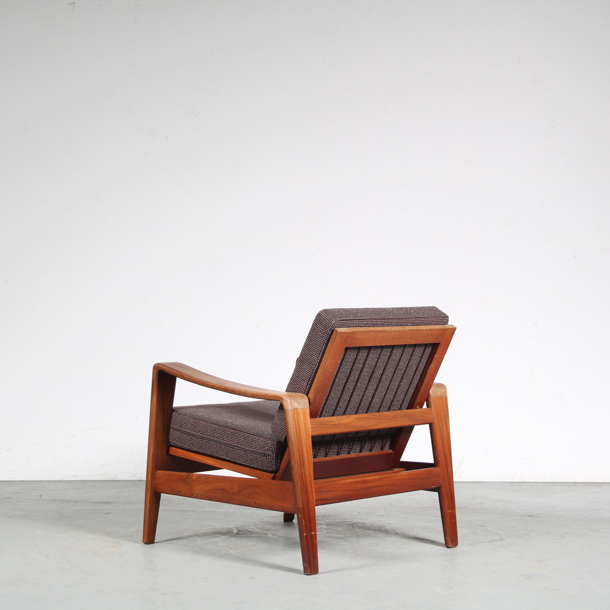 Arne Wahl Iversen lowback chair for Komfort, Denmark 1960
