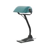 Art Deco Desk Lamp Notary Lamp Erpe Model 52 Bauhaus Green Enamel