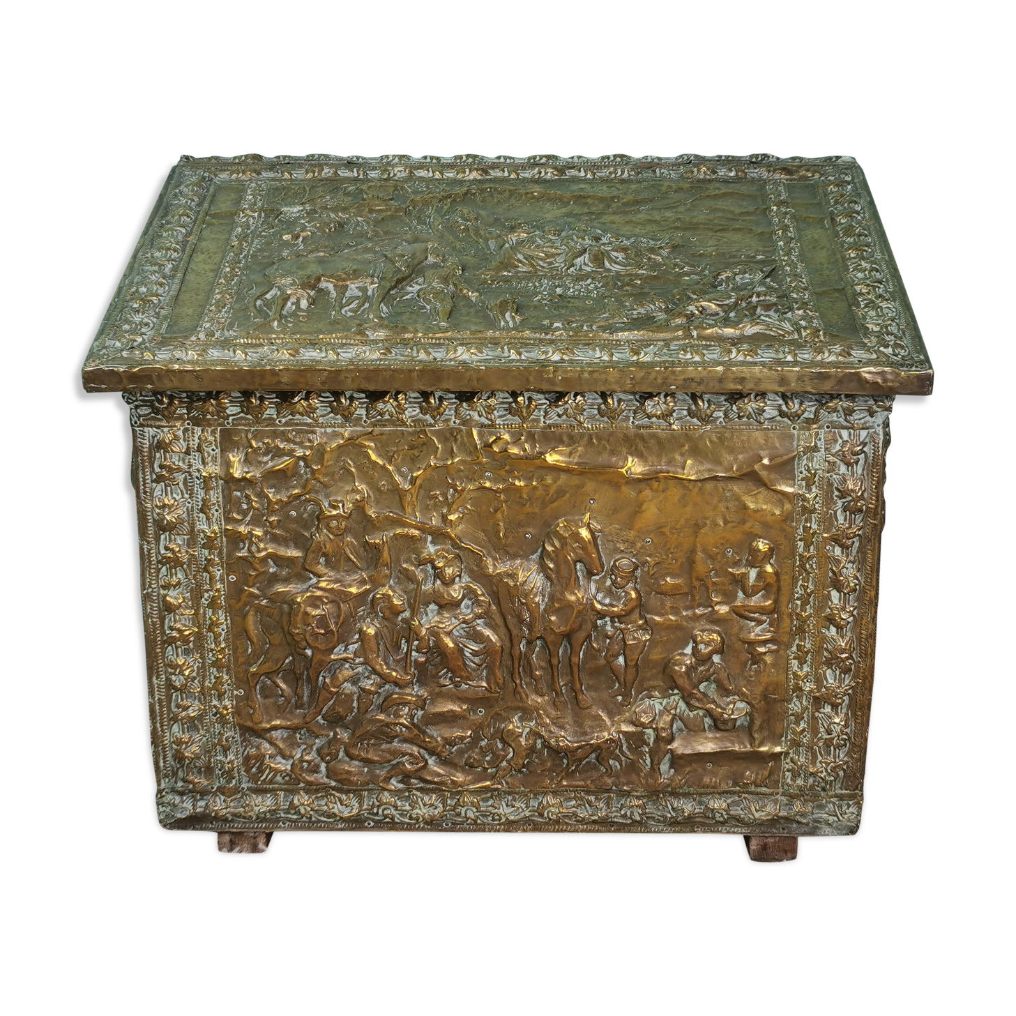 Brass chest