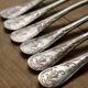 Antique silver plated mismatched cutlery - Forks and knives