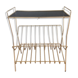 Side table door gold and black vinyls