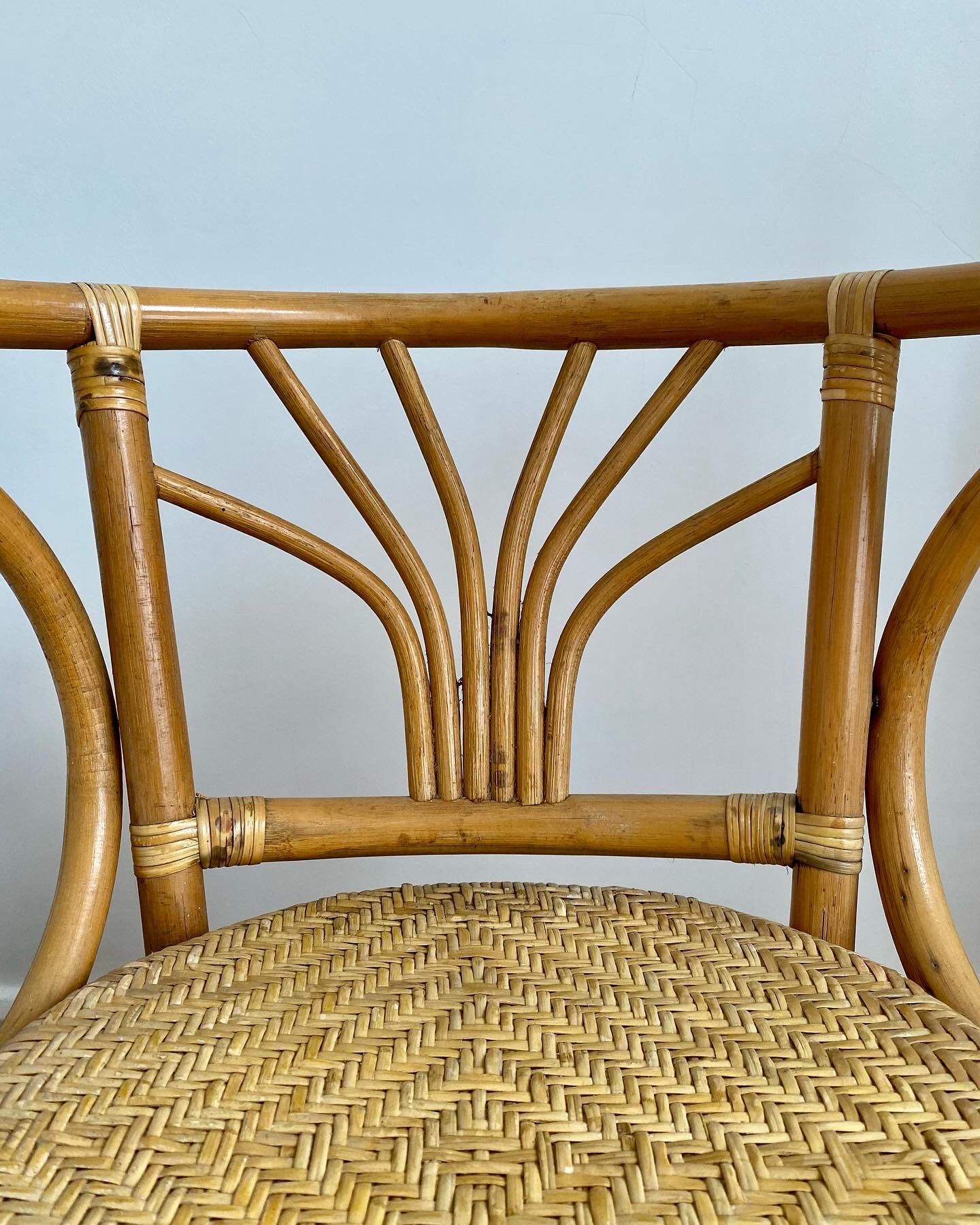 Pair of rattan chairs