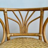 Pair of rattan chairs