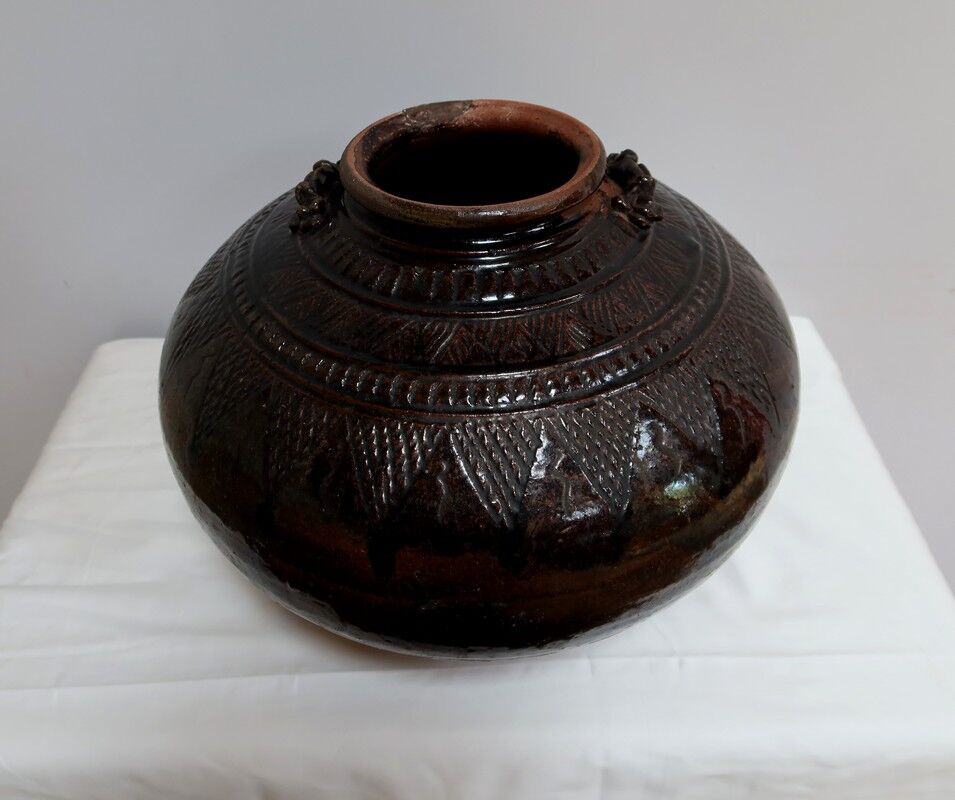 Glazed terracotta panse - 1900