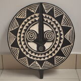 Black and white sun mask