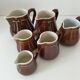 Bistro-style milk jug set