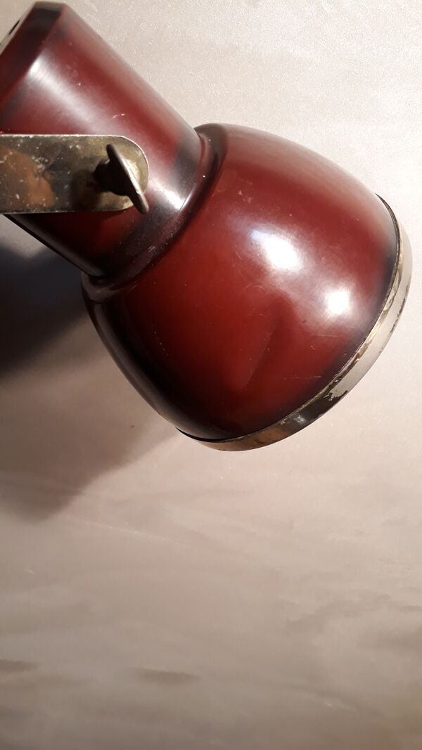 Lampadaire Fase rouge 1950 2 spots