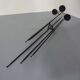 Brutalist German Iron Wall Candleholder, 1960s