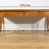 Table régionale en merisier, style Louis XV, milieu XIXème