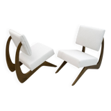 Pair of Adrian Pearsall Midcentury Walnut Lounge Chairs for Craft Associate