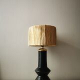 Black ceramic lamp