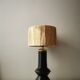Lampe en ceramique noir