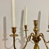 Large brass candlestick