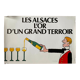 Original poster "Les Alsaces l'or d'un grand terroir" Wine, Oenology, Savignac 40x60cm 1990