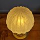 Art Deco globe table lamp in frosted glass