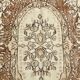 6x10 Brown & Cream Classic Turkish Vintage Rug, 177x296Cm