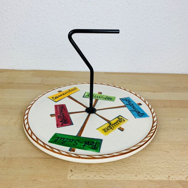 Plat à fromage Elchinger années 50